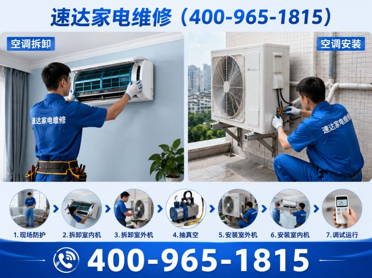 佛山中央空调维修展示图